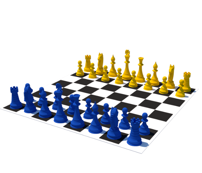 Jogo de Xadrez Gigante